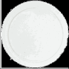 Доска разделочная круглая пластик D=24,H=1см белый