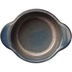 Чашка бульонная «Пати» фарфор 300мл D=11,5см серый,синий, изображение 2