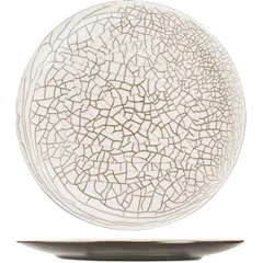 Тарелка «День и ночь» мелкая керамика D=210,H=25мм белый,черный