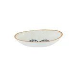 Соусник «Виенто» овальный фарфор 140мл ,H=3,L=15,B=10см белый,синий