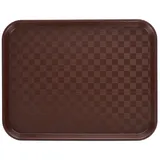 Поднос прямоугольный полипроп. ,L=46,B=36см коричнев.