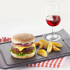 Блюдо для подачи «Базальт» керамика D=68,L=330,B=200мм черный,матовый, изображение 3