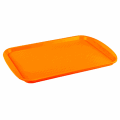 Rectangular tray  polyprop. , L=45, B=35cm  orange.