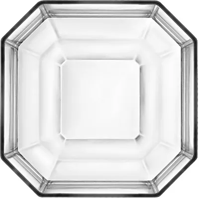 Салатник «Канова» квадратный стекло 3,34л ,H=13,5,L=22,B=22см прозр., изображение 2