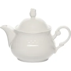 Чайник заварочный «Афродита» фарфор 400мл D=17,H=13см белый