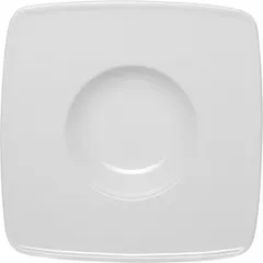 Тарелка десертная «Виктория» фарфор ,L=26,B=26см белый, изображение 2