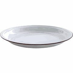 Dish enamelled steel D=400,H=35mm white