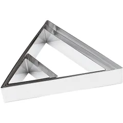 Pastry mold “Triangle”  stainless steel , H=45, L=240, B=240mm