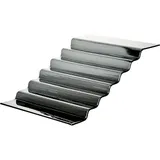 Горка фуршетная 7 ступенек стекло ,H=20,L=65,B=40см черный