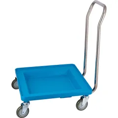 Тележка для кассет «Проотель» и контейнеров сталь нерж.,пластик ,H=23,L=56,B=56см синий, изображение 3