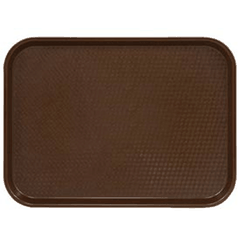 Rectangular tray for Fast Food  polyprop. , L=41, B=30cm  brown.