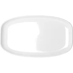 Блюдо «Клаб» прямоугольное фарфор ,H=2,9,L=36,B=210см белый