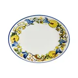 Блюдо сервировочное «Албуфера» овальное фарфор ,L=31,B=24см белый,разноцветн.