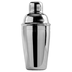 European shaker  stainless steel  0.5 l  D=83, H=200mm  silver.