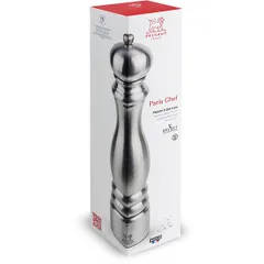 Мельница для соли «Париж» сталь нерж. D=7,H=30см серебрист., изображение 2