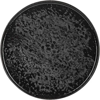 Тарелка «Нанокрем Блэк» с бортом фарфор D=200,H=16мм черный, Диаметр (мм): 200