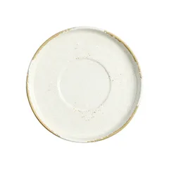 Блюдце «Фенхель» фарфор D=152,H=13мм белый