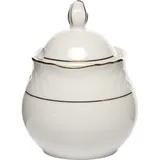 Сахарница «Афродита» фарфор 250мл D=75,H=130мм белый,золотой