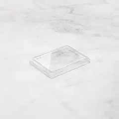 Крышка для бумажного контейнера OneClick 400 мл пластик ,L=10,B=13,5см прозр., изображение 2