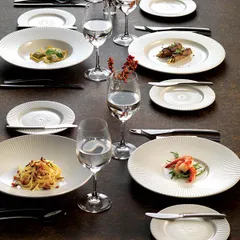 Тарелка «Виллоу» мелкая фарфор D=28,5см белый, изображение 2