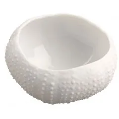 Salad bowl “Mediter”  porcelain  D=6, H=3cm  white, matte