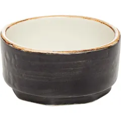 Sauce boat “Craft Licorice” porcelain D=65,H=30mm black