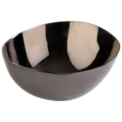 Салатник «Пеблс» набор[4шт] сталь нерж. ,H=25,L=65,B=60мм черный