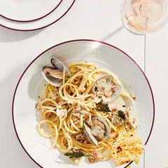 Тарелка «Бид Марун Бэнд» фарфор D=28,5см белый,бордо, изображение 3