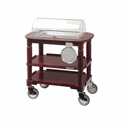 Serving trolley for cheese 3 tiers  wood , H=94, L=77.5, B=51cm  brown.