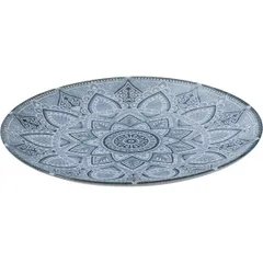 Тарелка «Вавилон» фарфор D=20,H=2см голуб.,тем.син., изображение 2