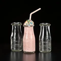 Бутылка стекло 207мл D=57,H=137мм прозр., изображение 3