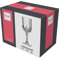 Бокал для вина «Лонгшамп» хр.стекло 250мл D=70,H=181мм прозр., изображение 4