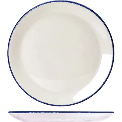 Тарелка пирожковая «Блю Дэппл» фарфор D=153,H=12мм белый,синий, Диаметр (мм): 153