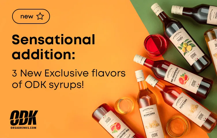 Sensational addition: 3 New Exclusive flavors of ODK syrups!