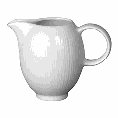 Milk jug “Spyro” porcelain 200ml D=45,H=78,L=135,B=90mm white