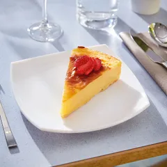 Тарелка «Квадрато» мелкая стекло ,L=19,B=19см белый, изображение 2