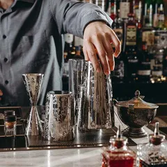 Шейкер американский «Пробар Премиум Мотиво» с орнаментом сталь нерж. 0,84л D=92,H=172мм серебрист., изображение 3