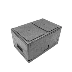 Термоконтейнер «Лайт» до 15 кг полипроп. 46л ,H=32,L=60,B=40см черный, изображение 3