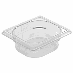 Gastronorm container (1/6)  plastic  transparent.