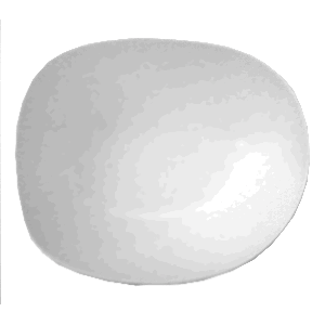 Салатник «Исола» фарфор ,H=9,L=28,B=22см белый