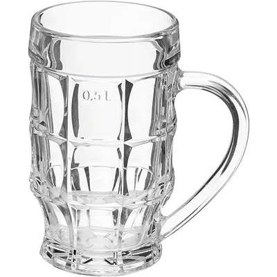Кружка для пива «Пинта» стекло 0,5л D=94,H=160мм прозр., изображение 2