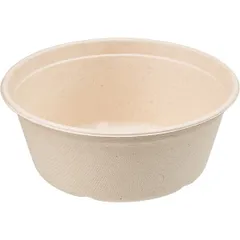 Салатник одноразовый[500шт] тростник 0,5л D=15см бежев., изображение 2