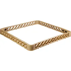 Секция для кассеты для бокалов «Проотель» открытая дополнительная полипроп. ,H=45,L=500,B=500мм беже