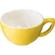 Чашка кофейная «Пур-Амор» фарфор 300мл D=110/60,H=65,L=140мм желт.,белый