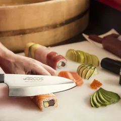 Нож для мяса «Универсал» сталь нерж.,полиоксиметилен ,L=385/250,B=53мм черный,металлич., изображение 2