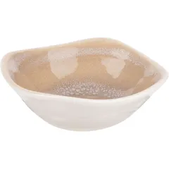 Salad bowl “Revolution” square  porcelain  110 ml , H=3, L=10, B=10 cm  beige.