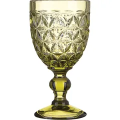 Бокал для вина стекло 310мл D=86,H=163мм олив., Цвет: Оливковый