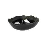 Тарелка глубокая «Риф Вертиго» фарфор ,H=7,L=23,B=20см черный