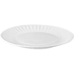 Тарелка «Рибби» мелкая фарфор D=20,6см белый, изображение 2