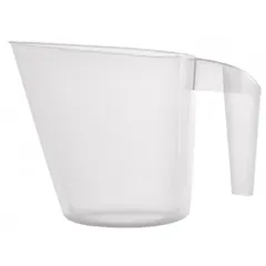 Стакан мерный с ручкой полипроп. 1л D=14,5,H=14см прозр.